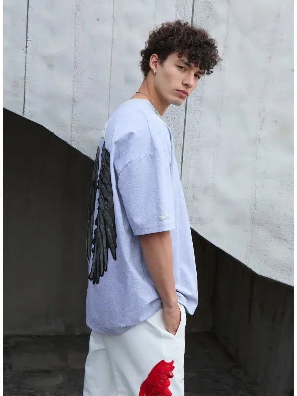 "Angels gris" camiseta unisex MWM - 42gradoslatitudnorte