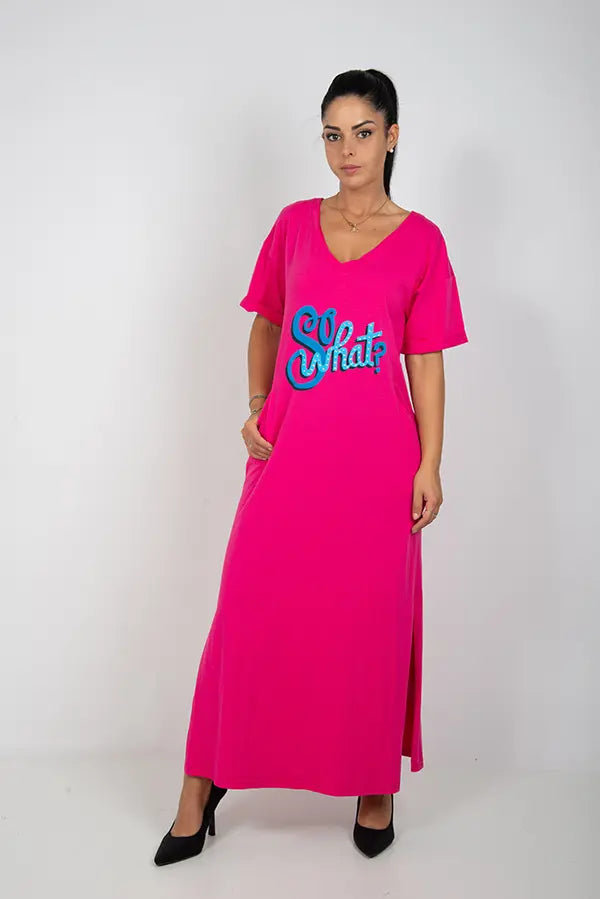 "So what fucsia" vestido J'aimé - 42gradoslatitudnorte