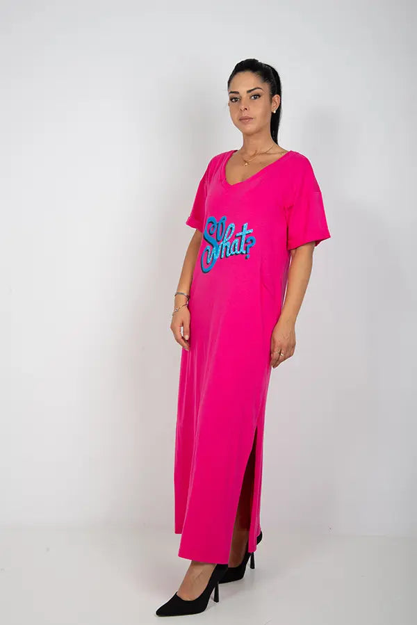 "So what fucsia" vestido J'aimé - 42gradoslatitudnorte
